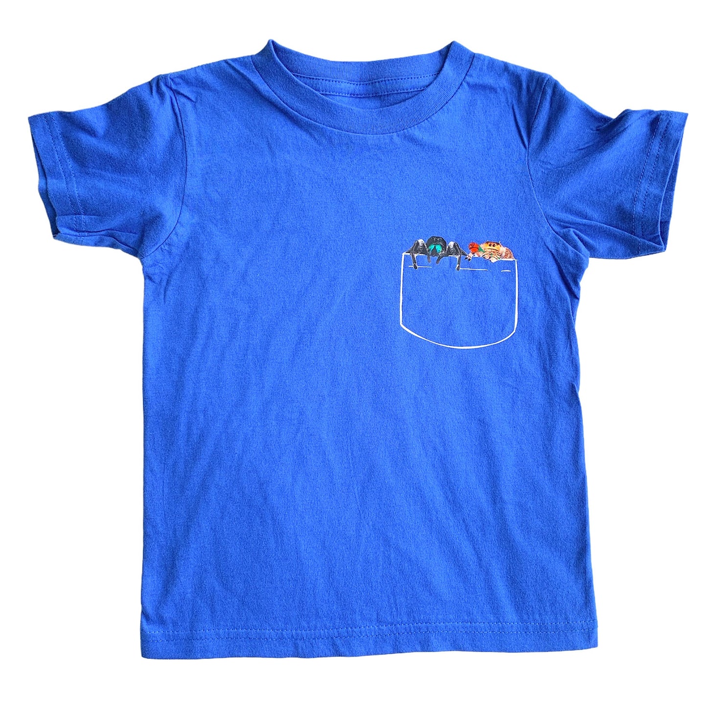 Kids Rose Onyx Pocket T Shirt Orchid Blue