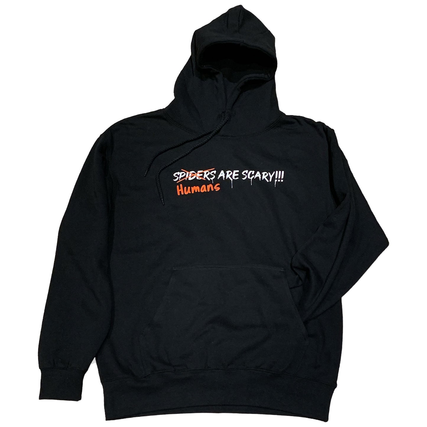Humans Are Scary Hoodie Black