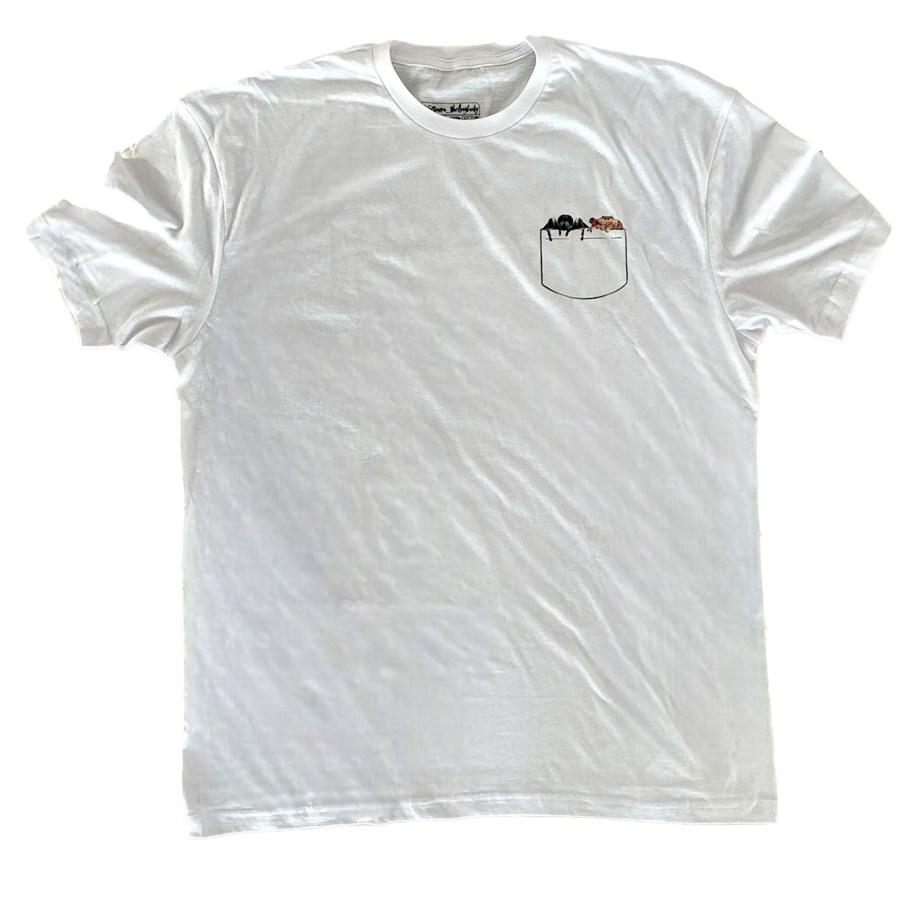 Rose Onyx Pocket T Shirt White